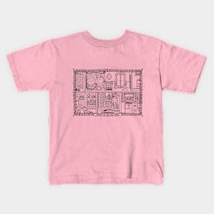 Jumble in the Doll House Kids T-Shirt